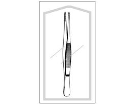 FORCEP STRL DRESSING 5IN CS25