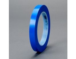3M™ Vinyl Tape 471 Blue PN36409, 3/4 in x 36 yd, 48 individually wrapped rolls per case Conveniently Packaged