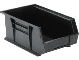 BIN STACK HANG PP BLACK 13 5/8 1/4X6IN