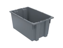 NEST & STACK TOTE 18 X 11X 9 GRAY
