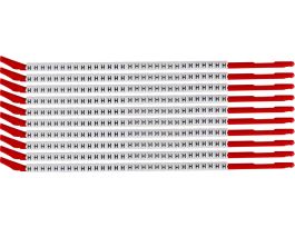 ClipSleeve Wire Markers Size 10 Nylon 16 AWG - 14 AWG, H Pack of 300 Each