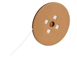 3" Core PermaSleeve HX Heat Shrink Wire Marking Sleeves, 0.125" Dia x 225' L, White