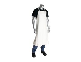 Vinyl Heavy Duty Apron, 20 mil., White, 35in.x45in.