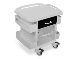 VWR CART PL22 MINI STORAGE RAILTOP BLACK