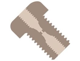 Low-Pressure Union Body, Bulkhead, Natural PEEK, 0.040" Bore, 1/4-28 Flat Bottom; 1/EA