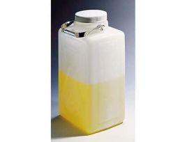 Rectangular HDPE Carboy; 20 L