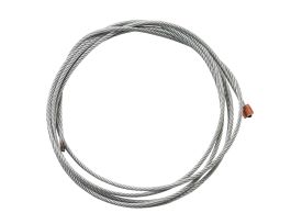 Lockout Cables 0.125 in Dia x 8 ft L Steel Silver