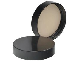 CAP BLACK PLAS RUBR LINR CS100