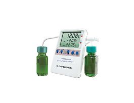 Traceable Excursion-Trac Data Logging Thermometer with Calibration; 2 Bottle Probes