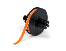 All Weather Permanent Adhesive Vinyl Label Tape for B30 Printers - 0.5" Orange