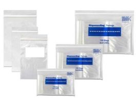 BAG 2X3 2MIL ZIP WHT 1M CS1000