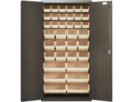 CABINET FLUSH DOOR W/IVY BINS STL 36IN L