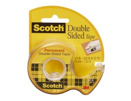 Scotch® Magic™ Double Sided Tape 237, 3/4 in x 300 in x 0 in (19 mm x 7.62 m)