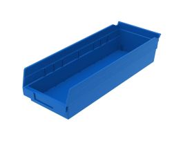 BIN SHELF BIN 17-7/8 X 6-5/8 X 4 BLUE