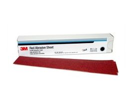 3M™ Hookit™ Red Abrasive Sheet, 01178, P220, 2-3/4 in x 16 1/2 in, 25 sheets per carton, 5 cartons per case