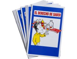 Right To Know Booklets - Spanish, Pack of 10 Each