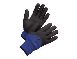 NorthFlex™Cool Grip Winter Glove, 15 guage Nylon, Insulated, PVC Coating, Blue/Black, LG