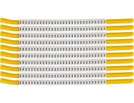 ClipSleeve Wire Markers Size 18 Nylon 10 AWG - 8 AWG, 2 Pack of 300 Each