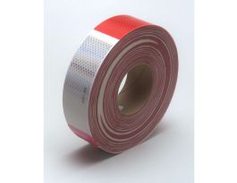 3M™ Diamond Grade™ Conspicuity Markings 983-32, Red/White, 67533, 2 in x 150 ft