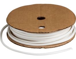 BRADYMARK Series PVC Tubing: Vinyl, White, 0.178" Dia x 500' L