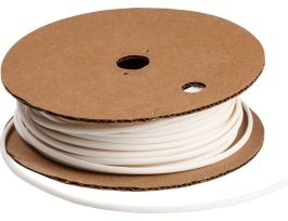 BRADYMARK Series Heat Shrink Tubing: Polyolefin, White, 0.125" Dia x 100' L