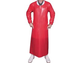 GOWN DIE CUT 6 MIL RED EXTRA LARGE CS10