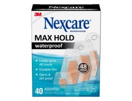 Nexcare™ Max Hold Waterproof Bandages MHW-40, Assorted 40 ct value pack