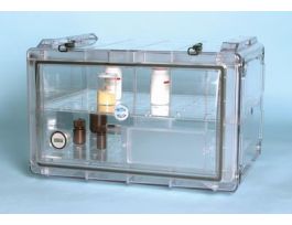 SECADOR GAS-PURGE DESICCATOR,AMBER,HORIZ