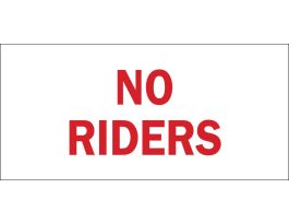 Traffic Sign: Industrial, 3.5" H x 5" W x 0.006" D, Polyester