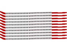 ClipSleeve Wire Markers Size 10 Nylon 16 AWG - 14 AWG, B Pack of 300 Each