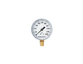Utility Gauge, 0 to 30 psi, 2" Dial, Bottom Connection
