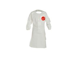 Tychem® 4000 Sleeved Apron, 44" Long, 25/CS, White