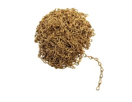 Jack Chain, 50" L, Brass