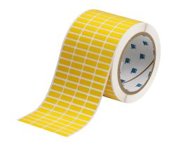 Flame Retardant Polyimide Wire and Cable Labels 0.25in H x 0.75in W YL 10000/RL