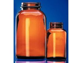 BOTTLE AMB W/PP CAP CS12 16OZ