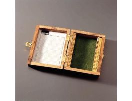 25 CAPACITY WOODEN SLIDE BOX