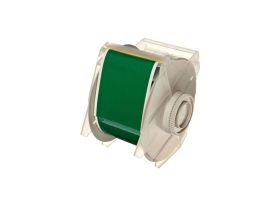 All Weather Permanent Adhesive Vinyl Label Tape for GlobalMark Printer - 2.25" Green