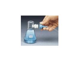 Flask/Bulkhead Adapter, 10/Pk, White