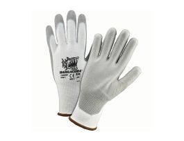 Barracuda, White Seamless Knit HPPE Shell, Gray Polyurethane Coating , 2X