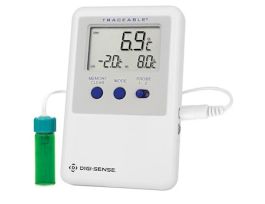Traceable Ultra Refrigerator/Freezer Thermometer with Calibration; 1 Vaccine Bottle Probe