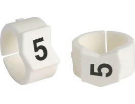 ClipSleeve Wire Markers Size 45 Nylon 0 AWG - 0 AWG, 5 Pack of 50 Pieces