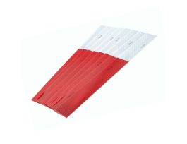 3M™ Diamond Grade™ Conspicuity Markings 983-32, Red/White, 2 in x 18 in, 100/Package