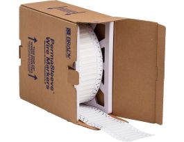 BradyPrinter Series Low Smoke Zero Halogen PermaSleeve Heat Shrink Tubing, Roll of 2500 Each, White, 0.187"