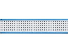 Alphabetical Vinyl Cloth Upper Case Scored Wire Marking Cards, M 1800 Total