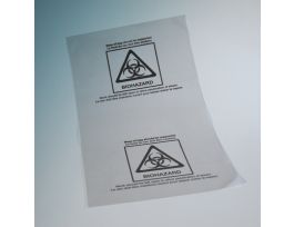 BAG AUTCLV BIOHAZARD LOGO PP TRANSP 9L