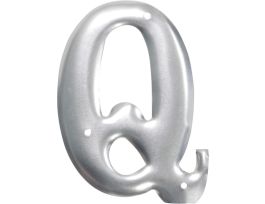 1600 Series Permanent Aluminum Embossed Number and Letter Labels 3 in Q 10/PK