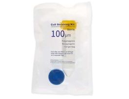 Air-Lock Free Cell Strainer Kit, Sterile, Individually Wrapped, 50 mL Tube with Screw-Cap, Yellow, 100 ?m; 50/Pk