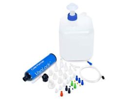 Solvent Waste Kit with Heavy-Duty Carboy, 10-Port, Polypropylene, GL45 Closure, 5 L