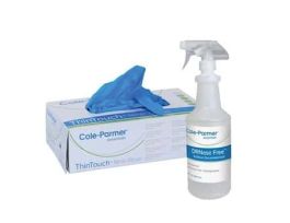 Disposable Nitrile Gloves, Cleaning Solutions, and DRNAse Free Reagent Spray Bottle Bundle