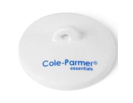 Porcelain Crucible Covers, 26 mm ID; 12/PK